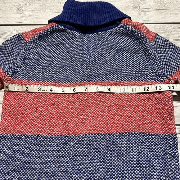 🌻GapKids sz XS(4-5) Red and Blue Cardigan - Picture 5 of 7